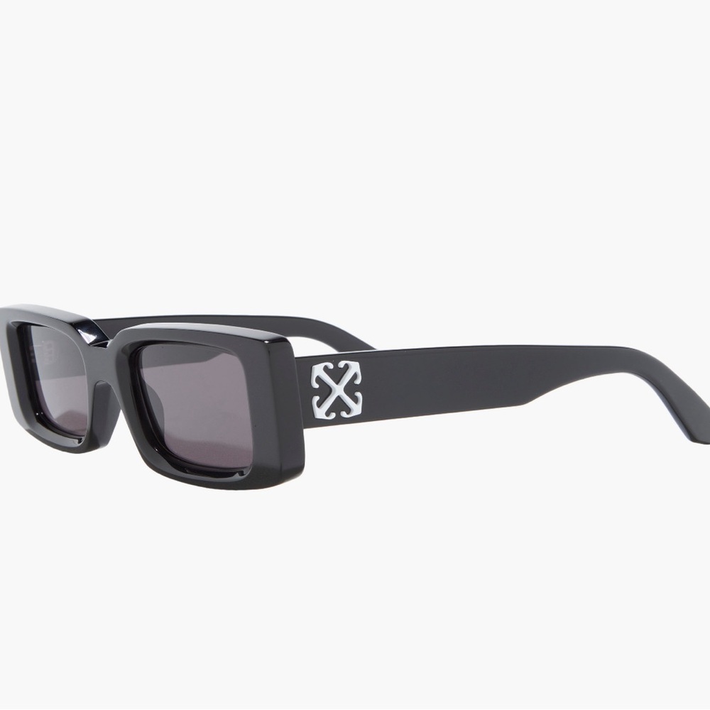 Off-White Arthur Sunglasses OERI016C99PLA0011007 Black Frame Dark Grey Lens - Picture 2 of 9